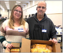 Local Residents  Donate Dairy Products  for Salvation Army  Christmas Giving