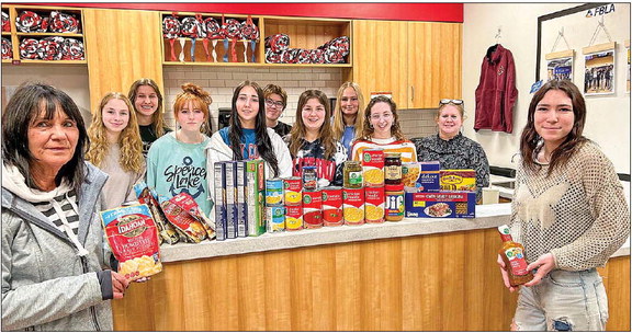 Mayville FBLA Restocks the Shelves