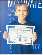 Campbellsport Middle School September Students of the Month